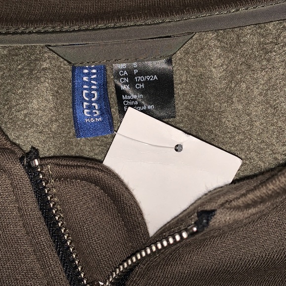 NWT H&M Army Green Bomber Jacket - Picture 7 of 12